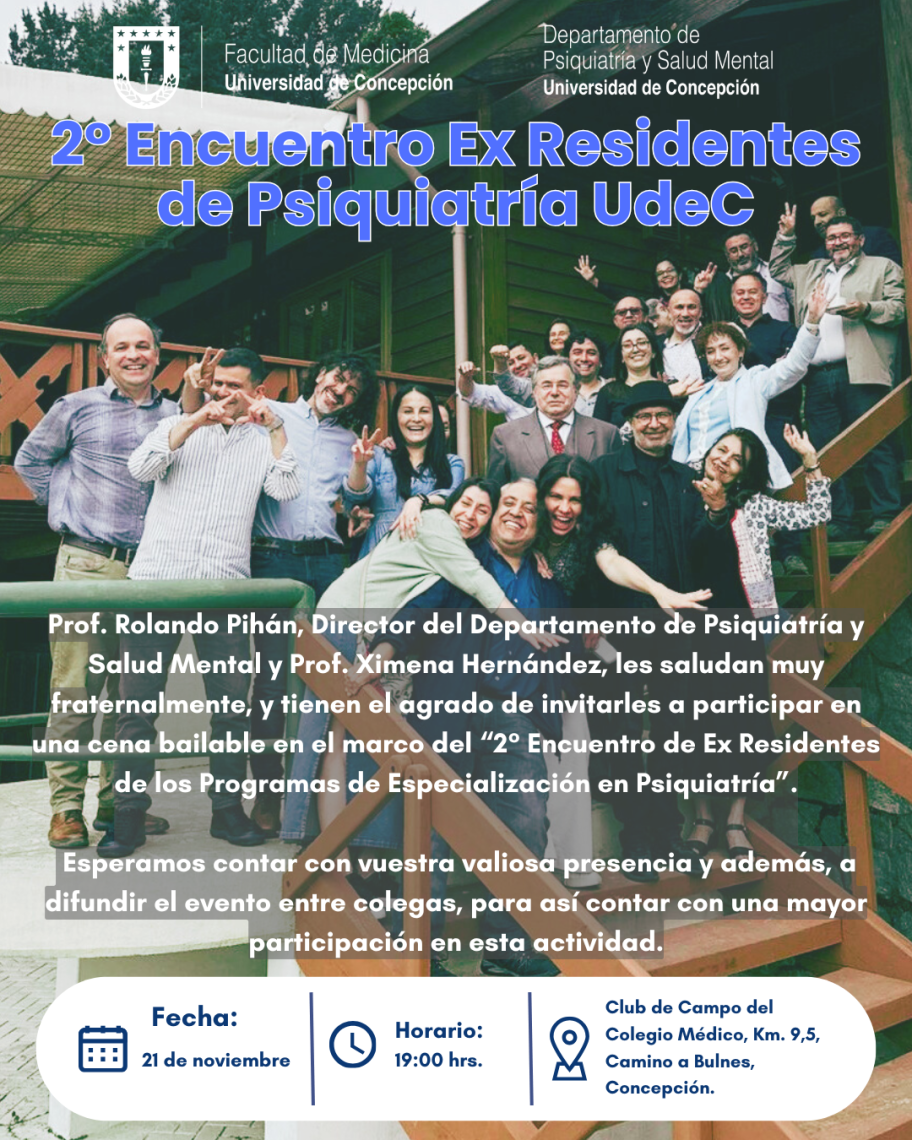 2° Jornada Ex Resdientes de psiquiatría UdeC