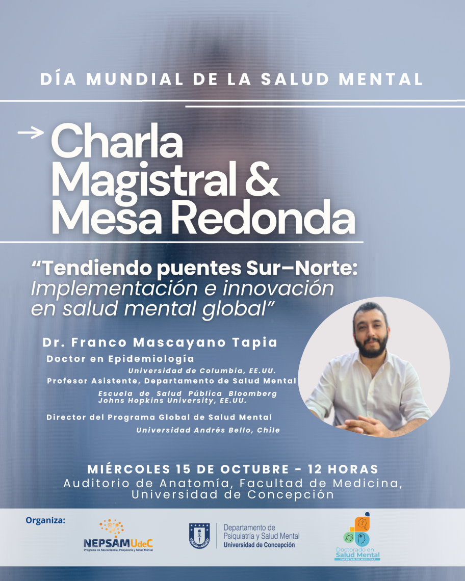 Afiche Día Mundial de Salud Mental